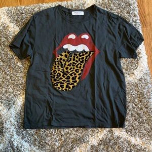 Free people Rolling Stones tshirt